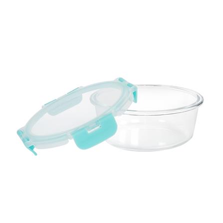 กล่องอาหารแก้วกลม KECH PURLA 0.65 ลิตร สีเขียว_2