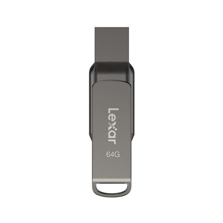 แฟลชไดร์ฟ 3.1 64GB LEXAR DUAL DRIVE D400 สีเงิน_0
