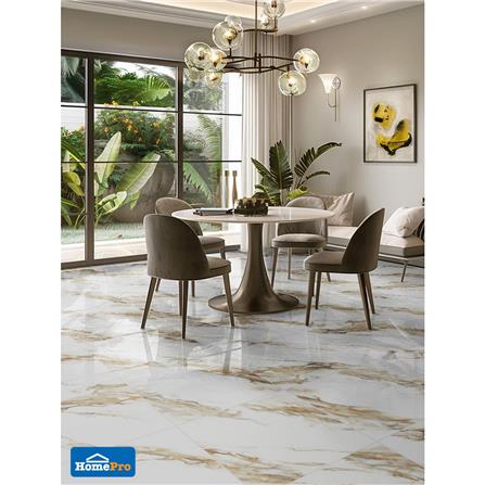 กระเบื้องพื้นพอร์ซเลน 80x80 ซม. TARA เจลีน ขาว A 1.92 ตร.ม._4