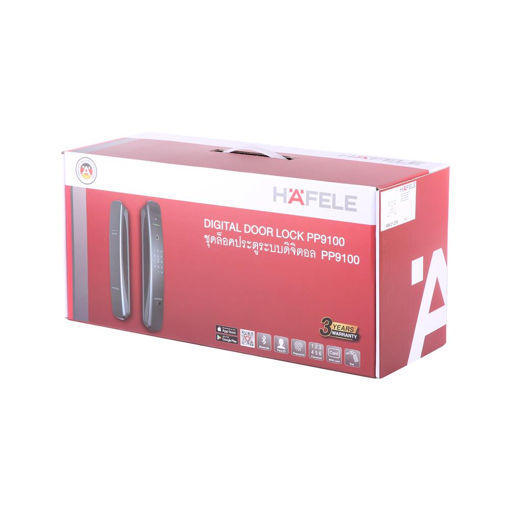 กลอนดิจิตอล HAFELE PP9100 499.21.219 สีดำ