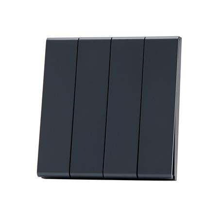 ชุดสวิตซ์ 2 ทาง 4 ช่อง SAHN D042-BL สีดำ_2