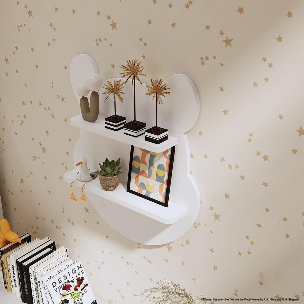 ชั้นแขวนผนัง KONCEPT DISNEY POOH RETRO 19216229 สีขาว