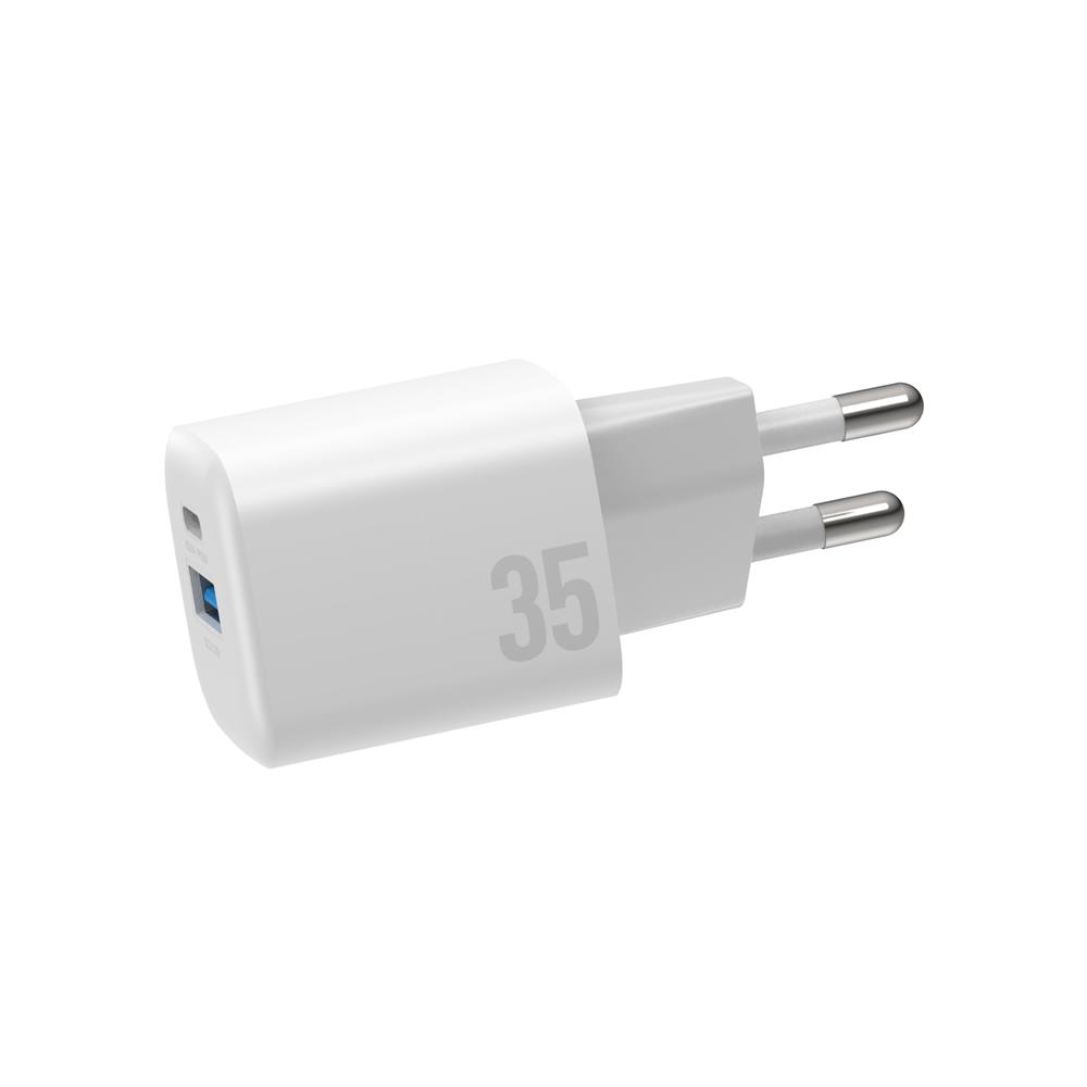 อะแดปเตอร์ USB-A และ USB-C ENERGEA GAN35W สีขาว