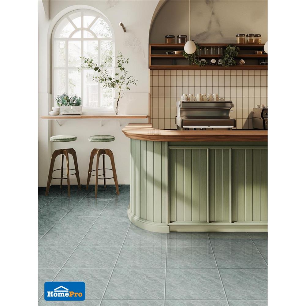 กระเบื้องพื้น 40x40 ซม. TARA เลล่ามาร์เบิ้ล เทาเข้ม 0.96 ตร.ม.