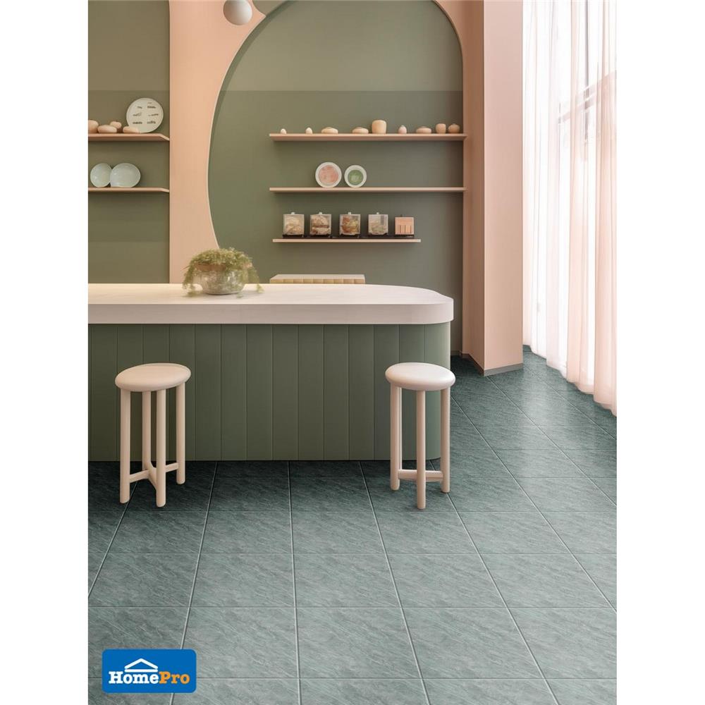 กระเบื้องพื้น 40x40 ซม. TARA เลล่ามาร์เบิ้ล เทาเข้ม 0.96 ตร.ม.