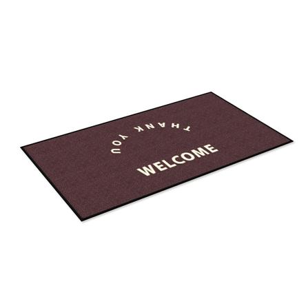 พรมเช็ดเท้าดักฝุ่น KLEEN-TEX WELCOME-T 70X150 ซม. สีน้ำตาล_2