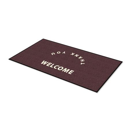 พรมเช็ดเท้าดักฝุ่น KLEEN-TEX WELCOME-T 70X150 ซม. สีน้ำตาล_3