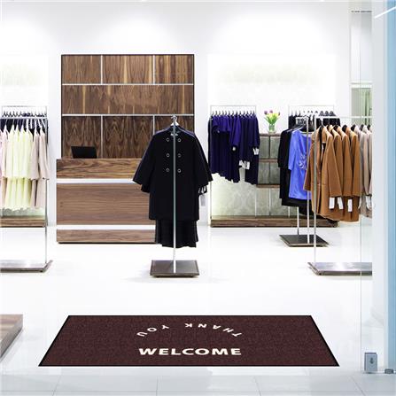 พรมเช็ดเท้าดักฝุ่น KLEEN-TEX WELCOME-T 70X150 ซม. สีน้ำตาล_5