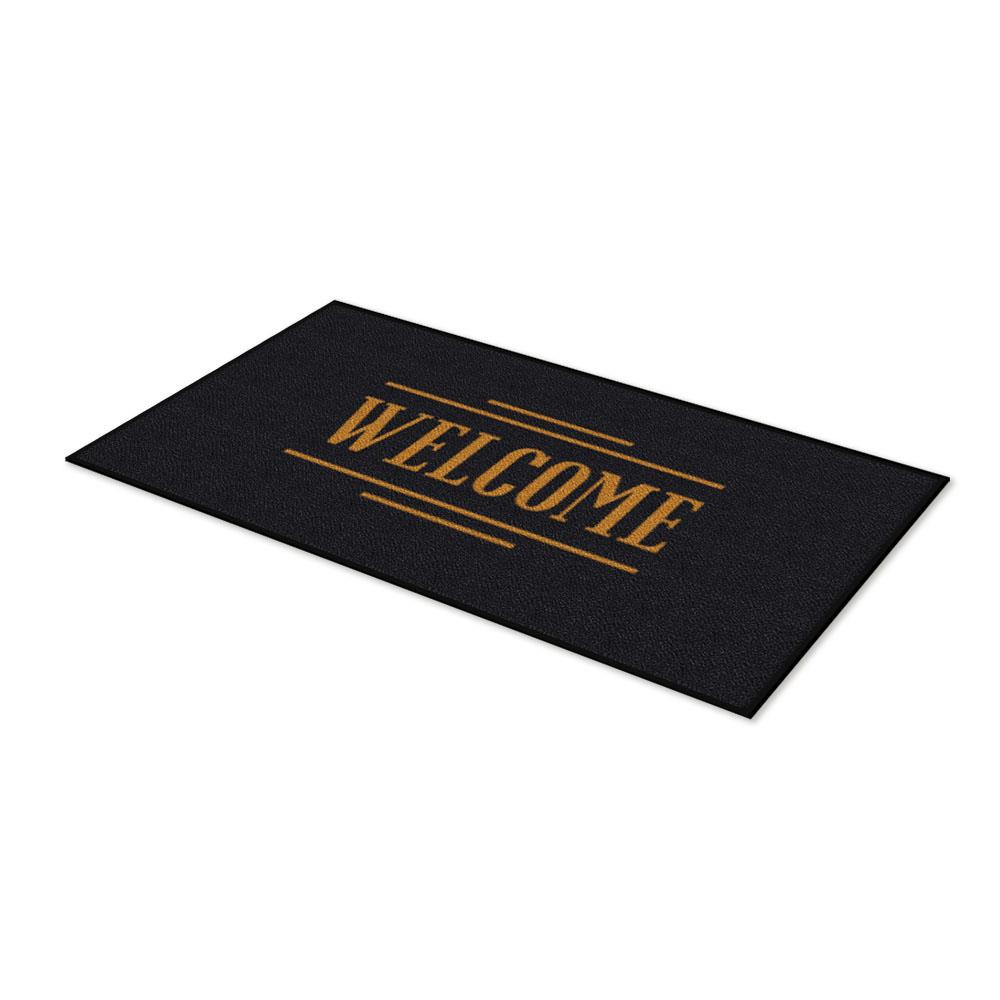 พรมเช็ดเท้าดักฝุ่น KLEEN-TEX WELCOME 70X150 ซม. สีดำ