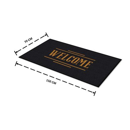 พรมเช็ดเท้าดักฝุ่น KLEEN-TEX WELCOME 70X150 ซม. สีดำ_6