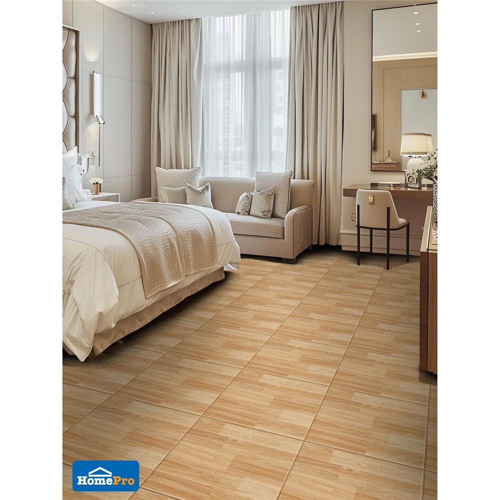 กระเบื้องพื้น 40x40 ซม. TARA คาร่าวู้ด น้ำตาล 0.96 ตร.ม.