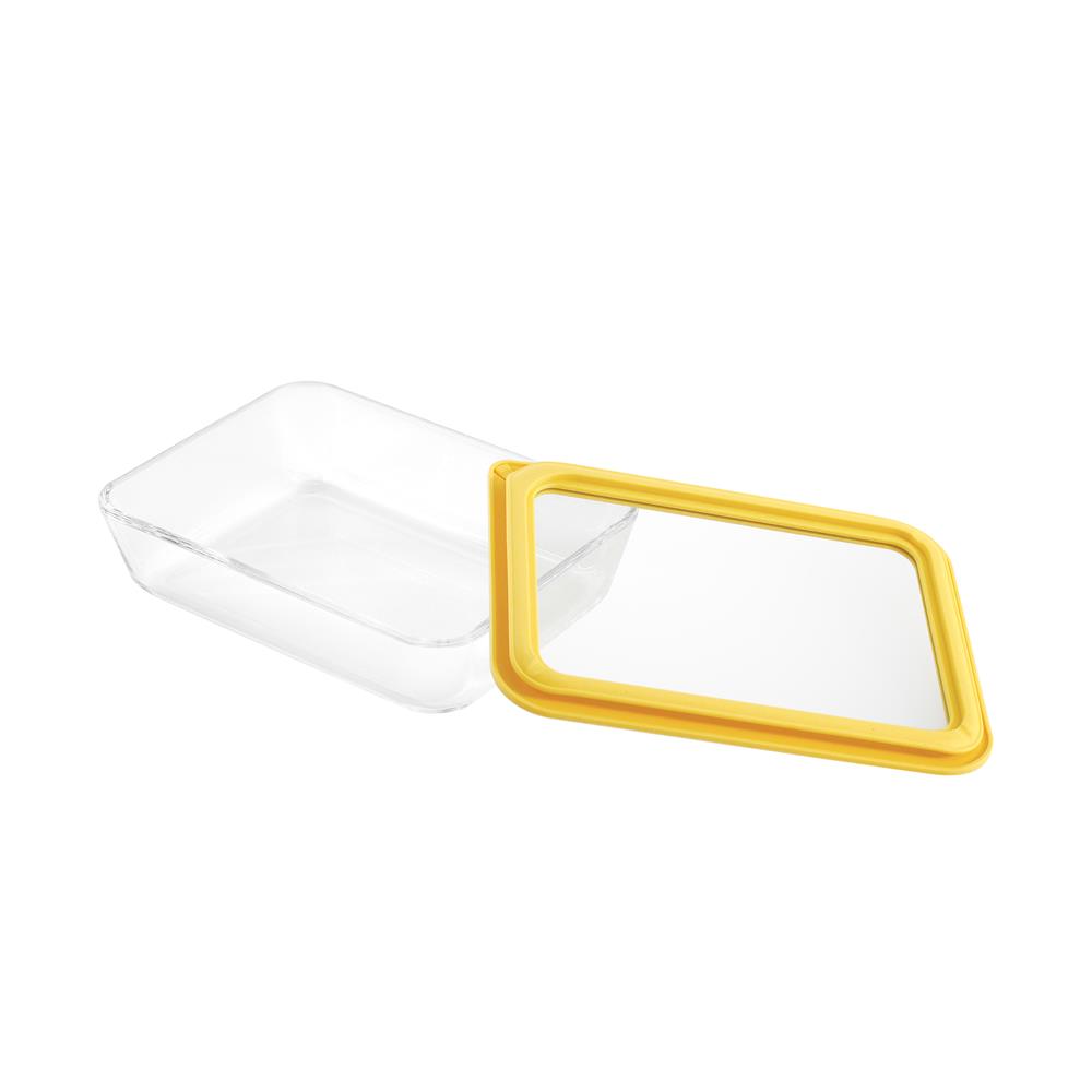กล่องอาหารแก้ว KECH HOLA 0.7 ลิตร สีเหลือง