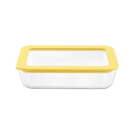 กล่องอาหารแก้ว KECH HOLA 0.7 ลิตร สีเหลือง_1