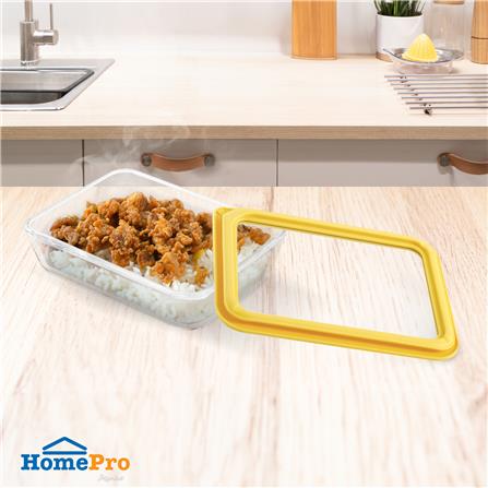 กล่องอาหารแก้ว KECH HOLA 0.7 ลิตร สีเหลือง_4