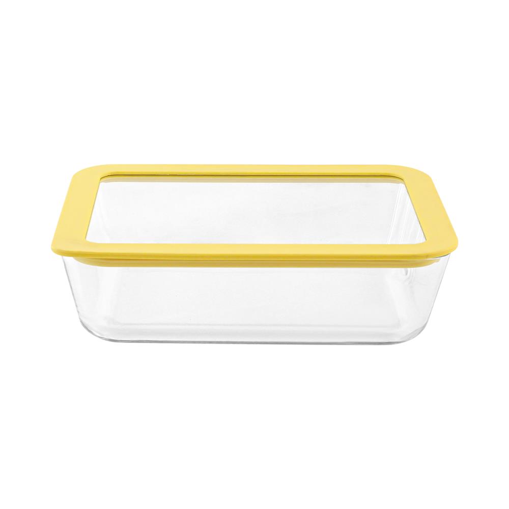 กล่องอาหารแก้ว KECH HOLA 1.4 ลิตร สีเหลือง