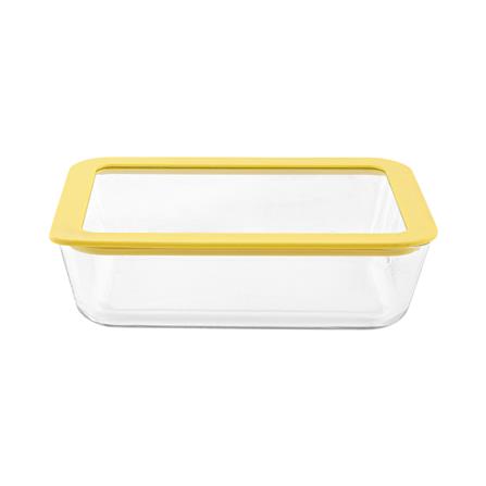 กล่องอาหารแก้ว KECH HOLA 1.4 ลิตร สีเหลือง_1