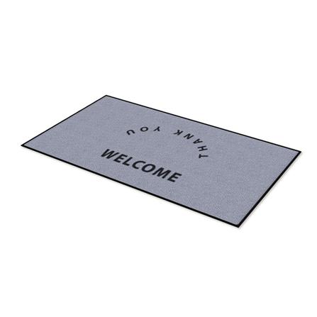 พรมเช็ดเท้าดักฝุ่น KLEEN-TEX WELCOME 70X150 ซม. สีเทา_2