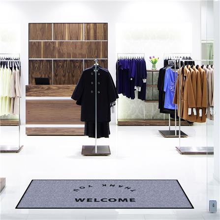 พรมเช็ดเท้าดักฝุ่น KLEEN-TEX WELCOME 70X150 ซม. สีเทา_5