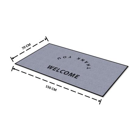 พรมเช็ดเท้าดักฝุ่น KLEEN-TEX WELCOME 70X150 ซม. สีเทา_6