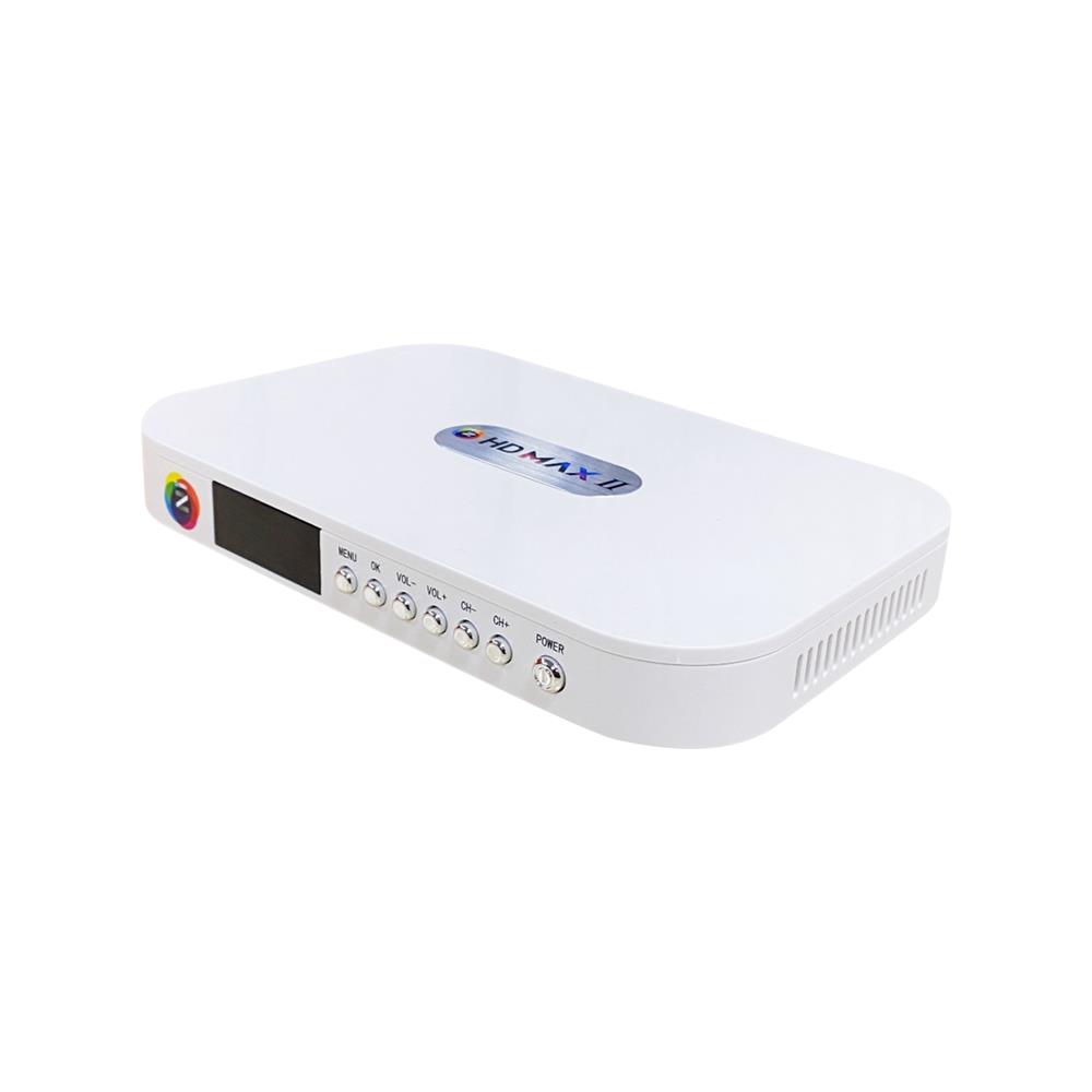 กล่องรับสัญญาณดาวเทียม GMMZ HD MAX II สีขาว