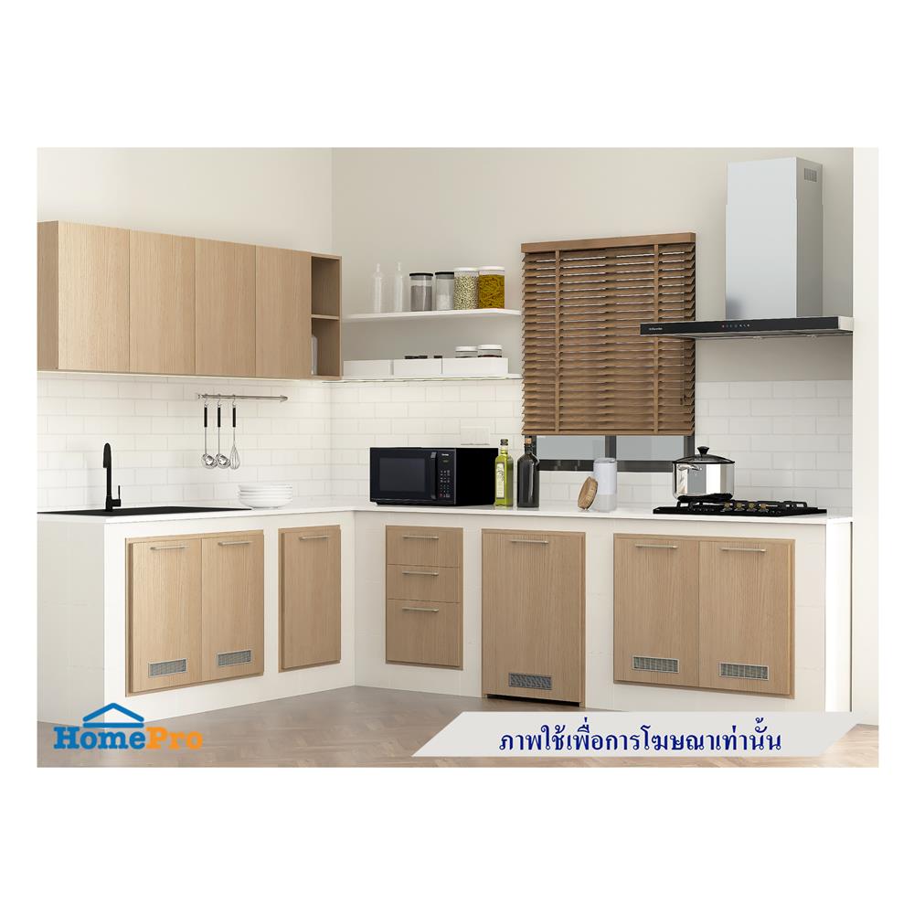 ตู้แขวนบานเปิดคู่ UPVC CABIN JUNO 80x35 ซม. สีบีช