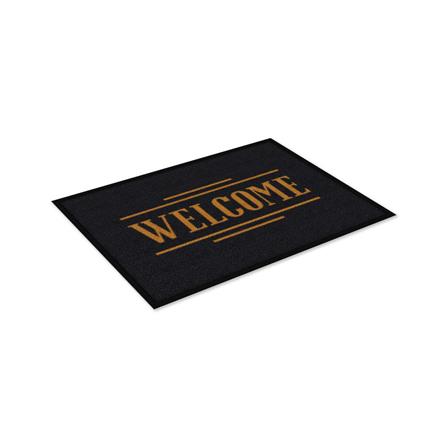 พรมเช็ดเท้าดักฝุ่น KLEEN-TEX WELCOME 60X85 ซม. สีดำ_3