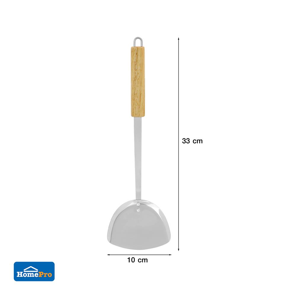 ตะหลิวจีน 33 ซม. KECH SS ด้ามไม้