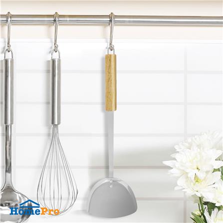 ตะหลิวจีน 33 ซม. KECH SS ด้ามไม้_4