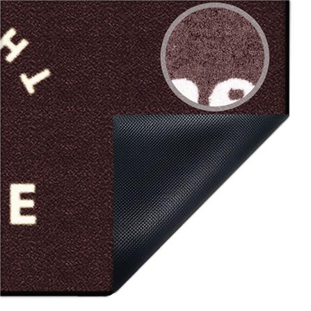 พรมเช็ดเท้าดักฝุ่น KLEEN-TEX WELCOME-T 60X85 ซม. สีน้ำตาล_1