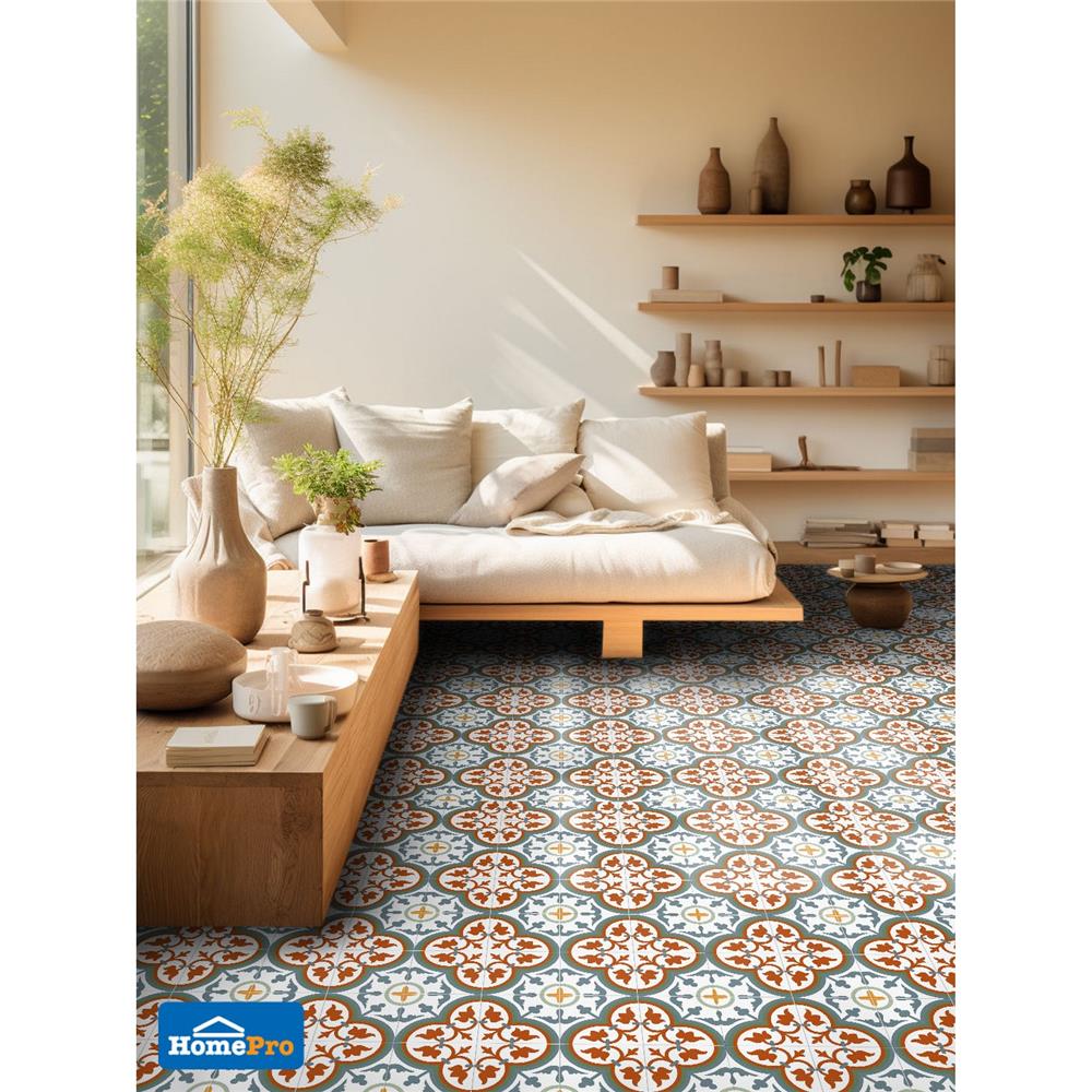 กระเบื้องพื้นพอร์ซเลน 20x20 ซม. TARA อควา เขียว A 1 ตร.ม.