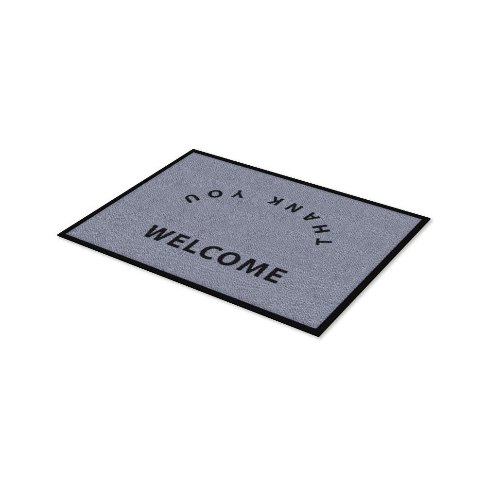 พรมเช็ดเท้าดักฝุ่น KLEEN-TEX WELCOME 60X85 ซม. สีเทา