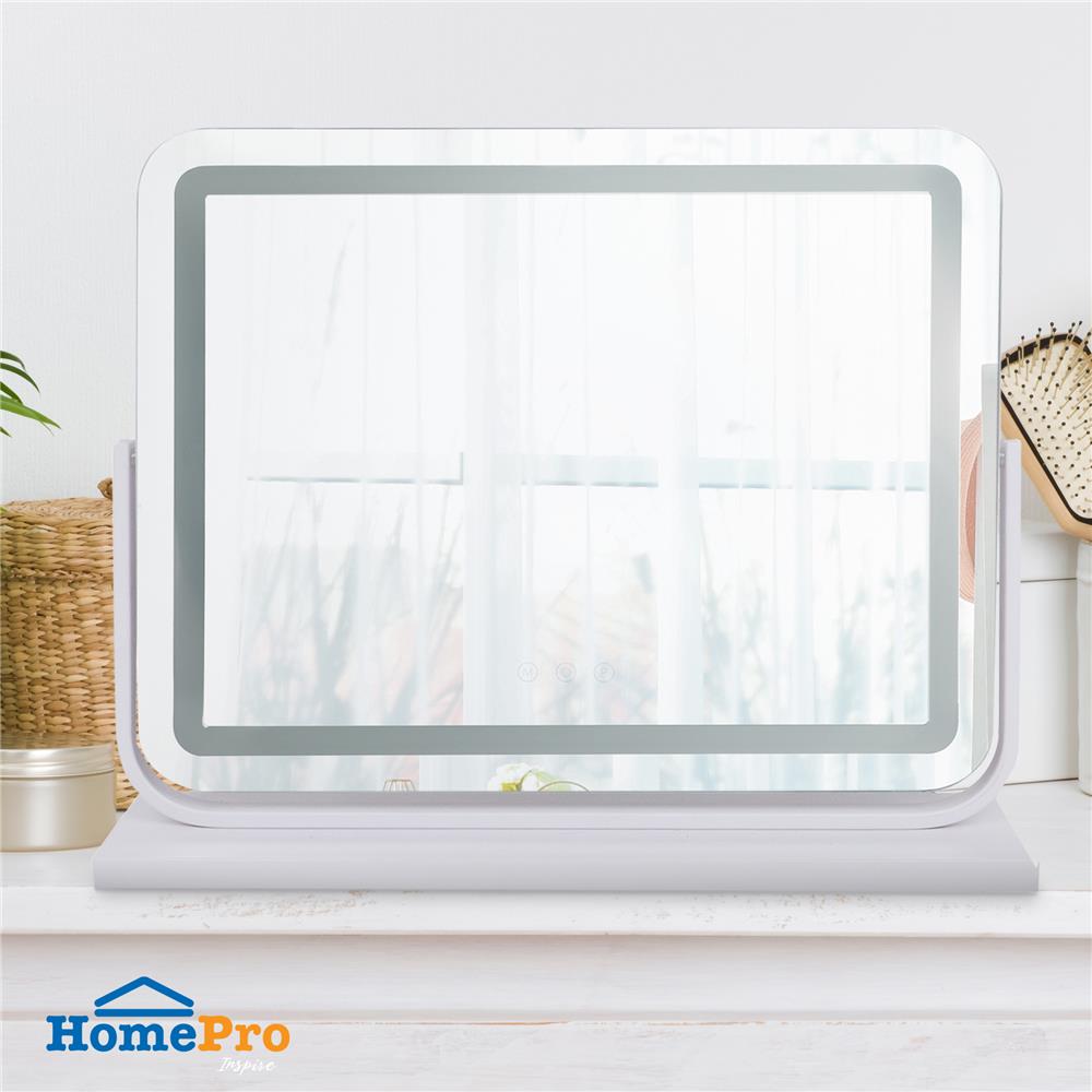 กระจกส่องหน้า LED MOYA K23122 สีขาว