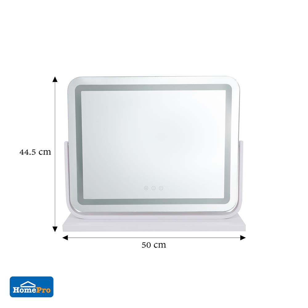 กระจกส่องหน้า LED MOYA K23122 สีขาว