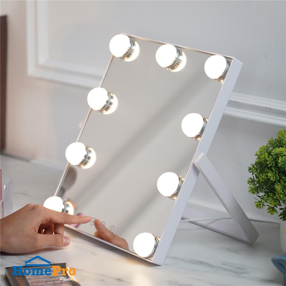 กระจกส่องหน้า LED MOYA K23121 สีขาว