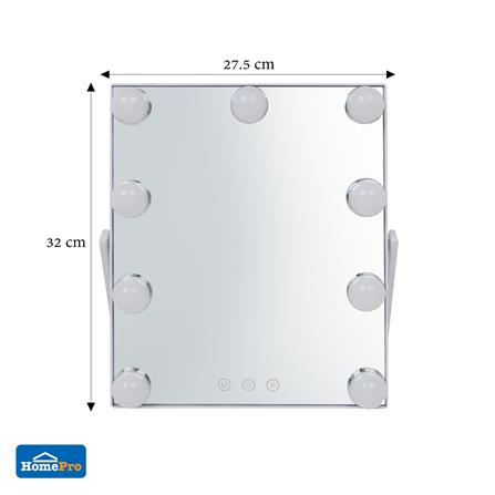 กระจกส่องหน้า LED MOYA K23121 สีขาว_12