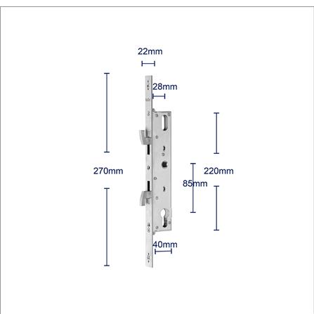 กลอนดิจิตอล ISON H-9903 BL สีดำ_4