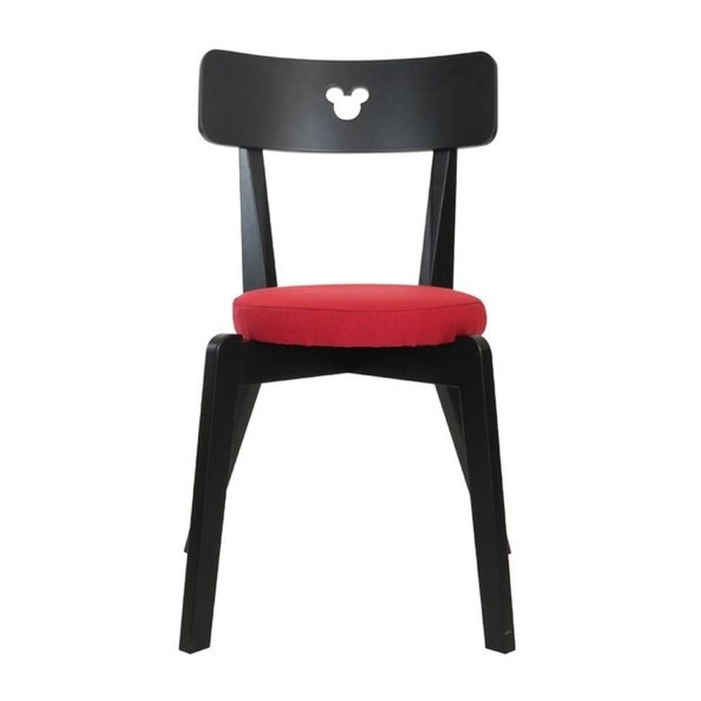 เก้าอี้ห้องอาหาร KONCEPT DISNEY MICKEY RETRO 19216223 สีดำ/แดง