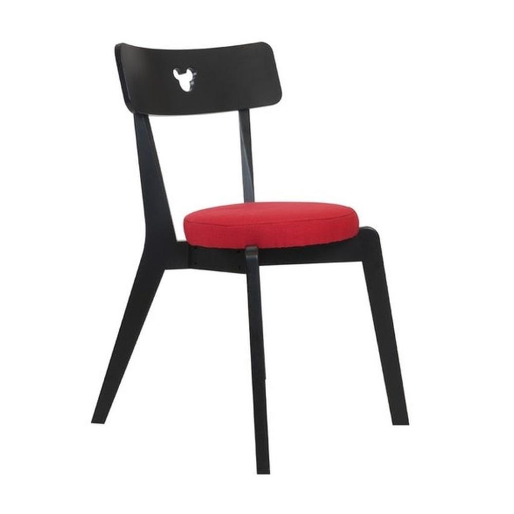 เก้าอี้ห้องอาหาร KONCEPT DISNEY MICKEY RETRO 19216223 สีดำ/แดง