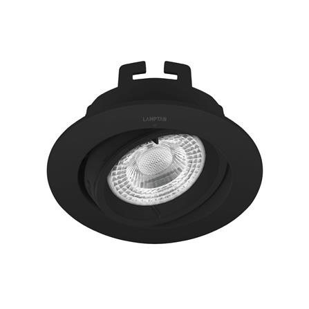 ดาวน์ไลท์ LED LAMPTAN MR16 FULL SET 3.5 นิ้ว 7 วัตต์ WARM WHITE สีดำ_1