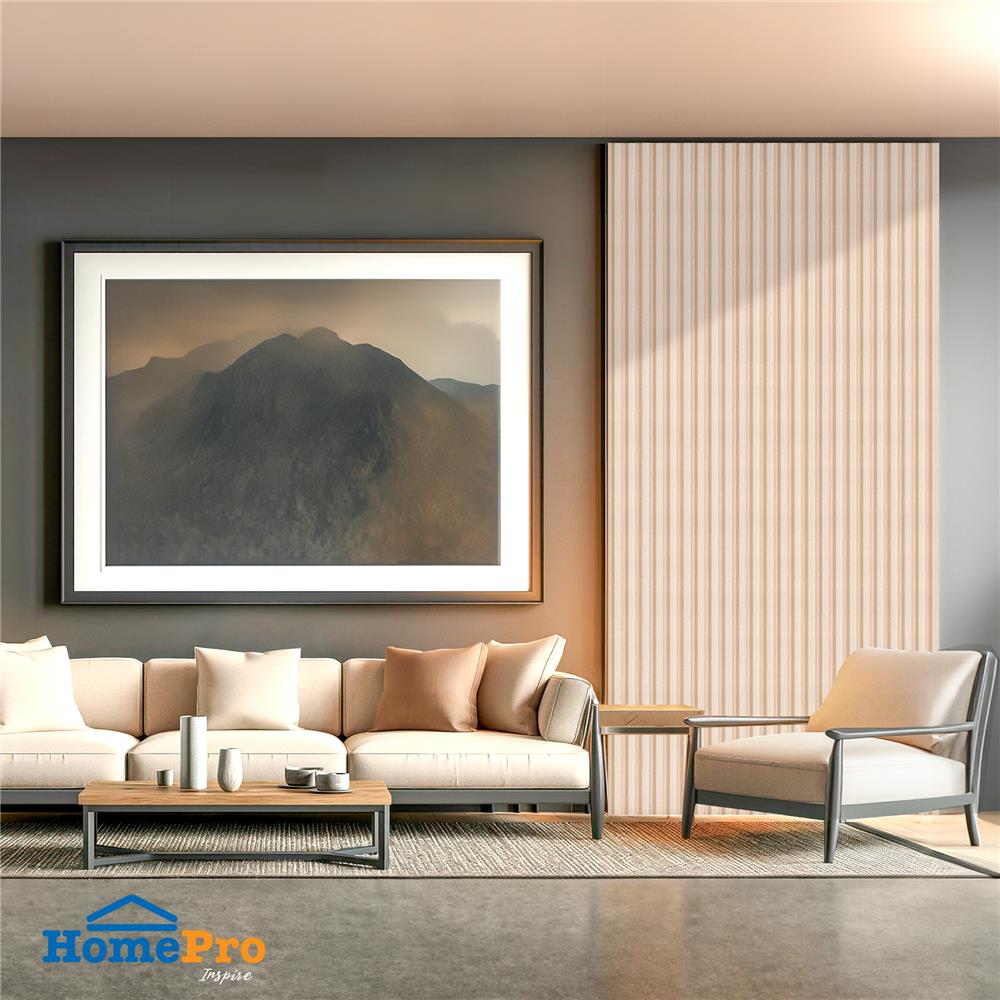 แผ่นผนัง PVC CROBERN PVC03 15.2X1.8X240 ซม. สีโอ๊ค