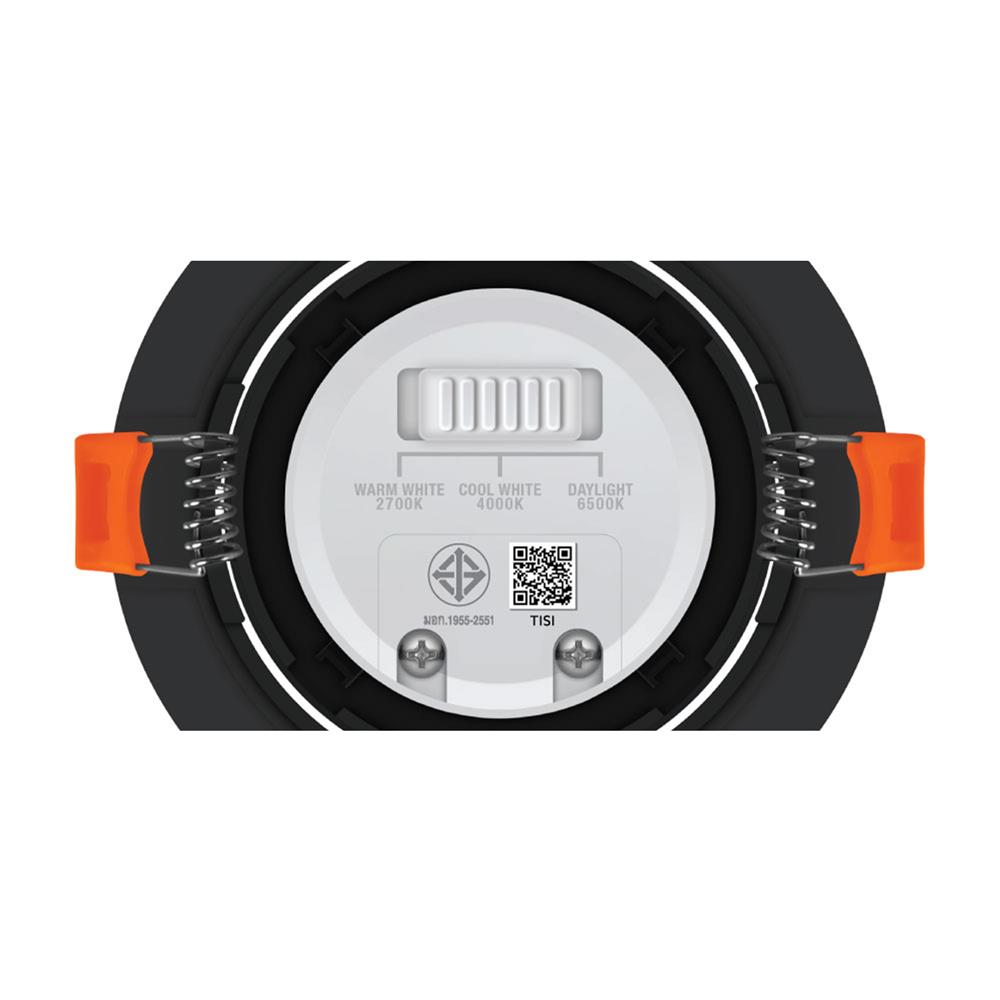 ดาวน์ไลท์ LED LAMPTAN SPOTLIGHT COLOUR CHOICE ADAPT 3.5 นิ้ว 7 วัตต์ DAYLIGHT/COOL WHITE/WARM WHITE สีดำ