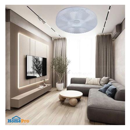 ไฟเพดาน LED SYLVANIA OVALO CRYSTAL PURE 15.55 นิ้ว 36 วัตต์ DAYLIGHT/COOL WHITE/WARM WHITE สีขาว_4