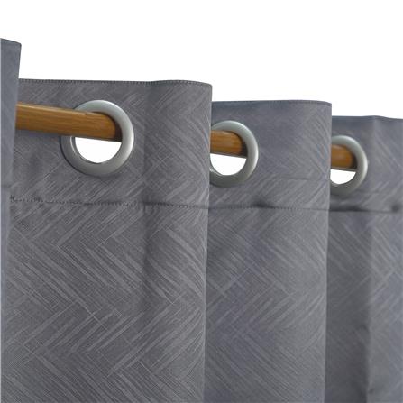 ผ้าม่าน EYELET HOME LIVING STYLE MARTIN UV 150X220 ซม. สีเทา_3
