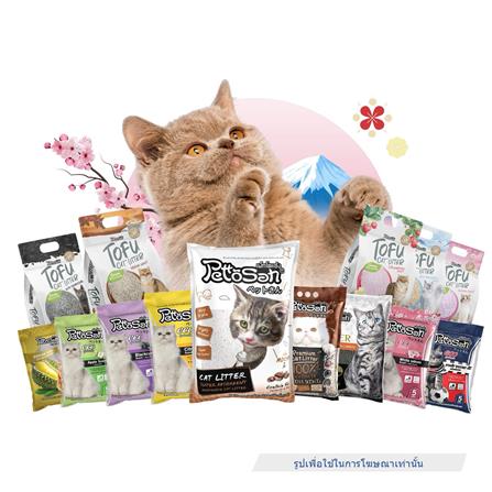 ทรายแมวเบนโทไนต์ PETTOSAN กลิ่นไวท์ซากุระ 5 ลิตร_2