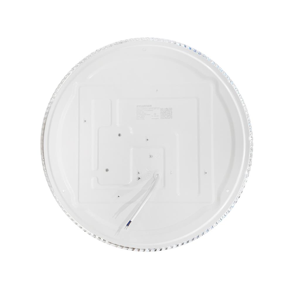 ไฟเพดาน LED SYLVANIA OVALO CRYSTAL MOON 15.35 นิ้ว 36 วัตต์ DAYLIGHT/COOL WHITE/WARM WHITE สีขาว