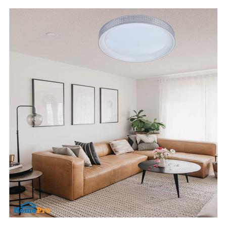 ไฟเพดาน LED SYLVANIA OVALO CRYSTAL MOON 15.35 นิ้ว 36 วัตต์ DAYLIGHT/COOL WHITE/WARM WHITE สีขาว_5