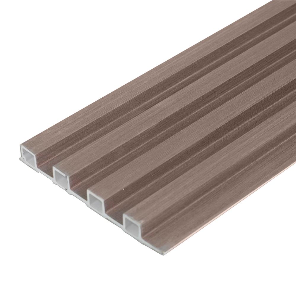 แผ่นผนัง PVC CROBERN PVC01 15.2X1.8X240 ซม. สีวอลนัท