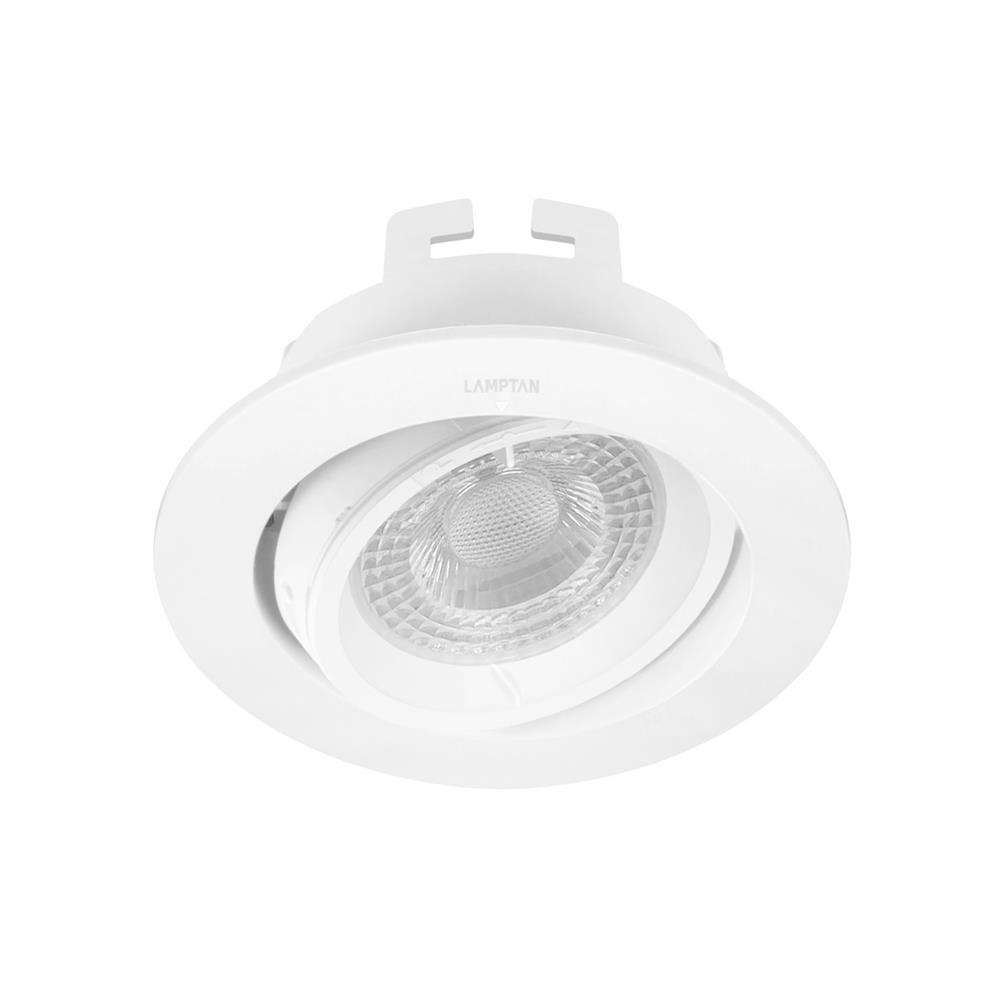 ดาวน์ไลท์ LED LAMPTAN MR16 FULL SET 3.5 นิ้ว 7 วัตต์ WARM WHITE สีขาว