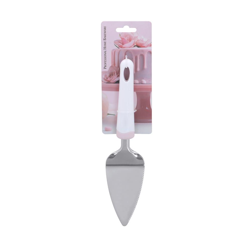 ที่ตักเค้กสเตนเลส PENGUIN KSA06 สีชมพู