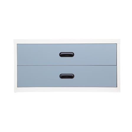 ตู้ลิ้นชักเหล็ก 2 ลิ้นชัก KIOSK USB-4 L/GR สีเทาอ่อน_0